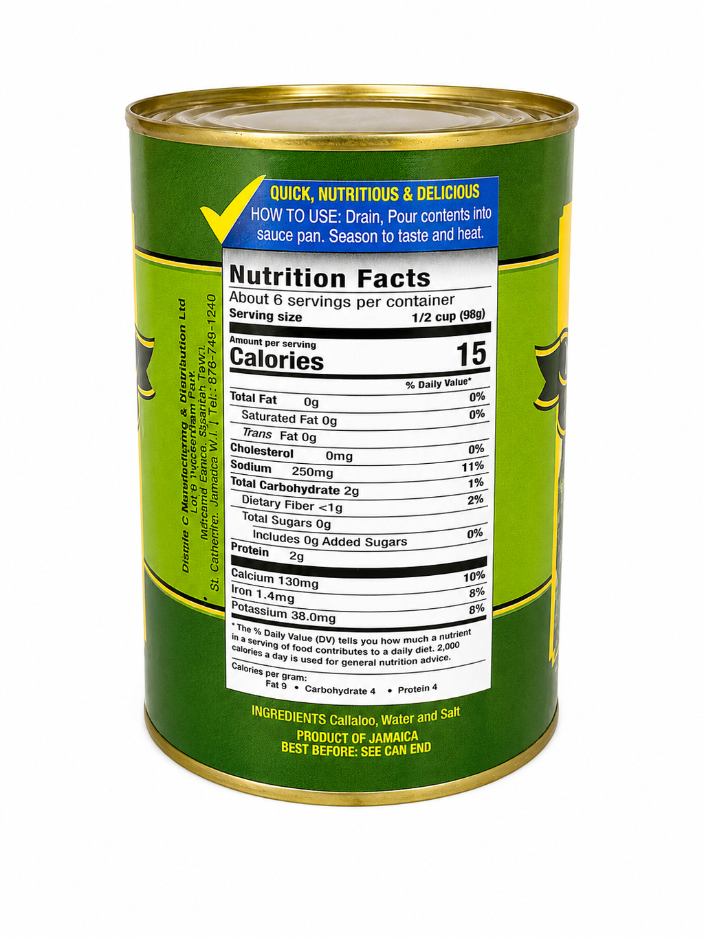 Island Taste Callaloo 19 oz
