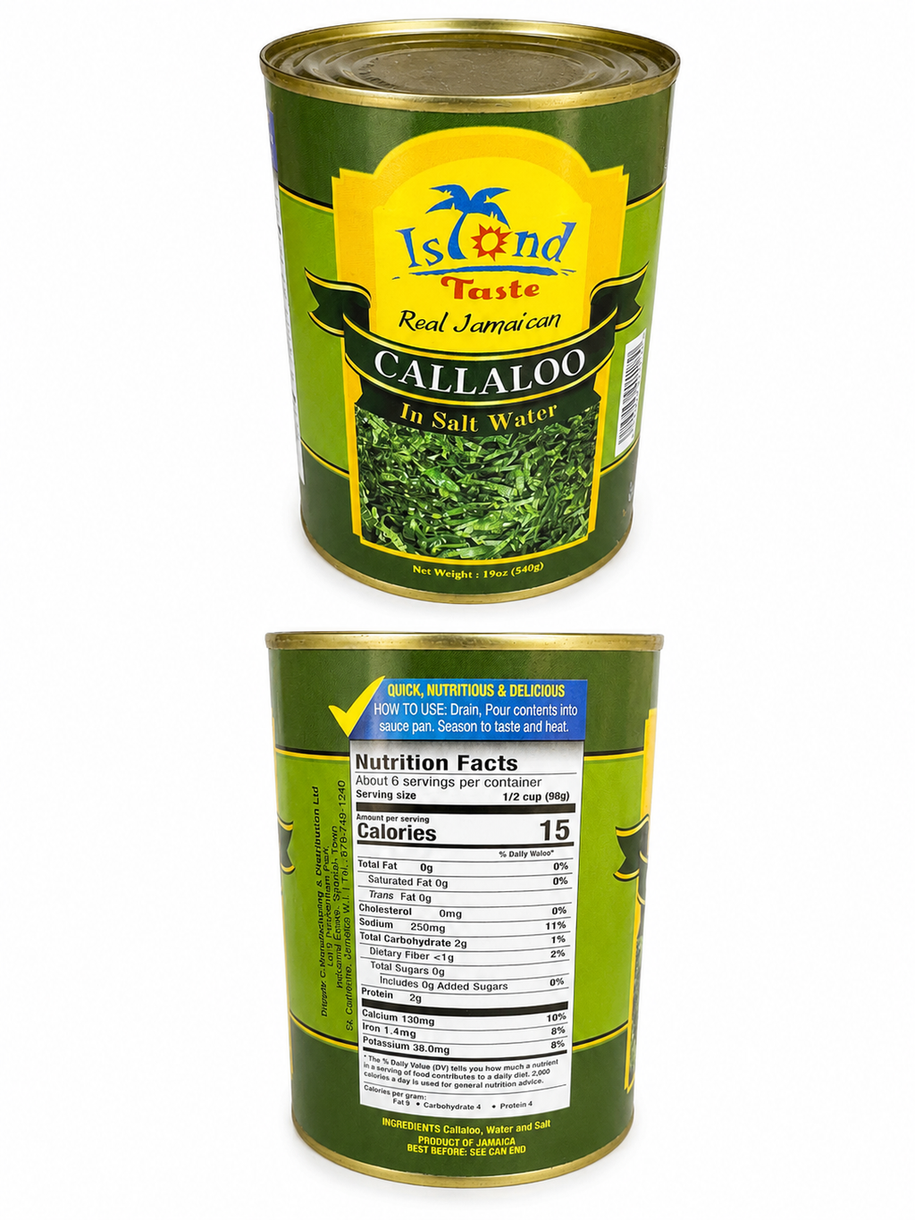 Island Taste Callaloo 19 oz