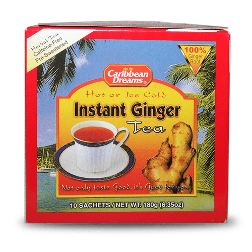 Caribbean Dreams Instant Ginger Tea Sweetened 6.35 oz.